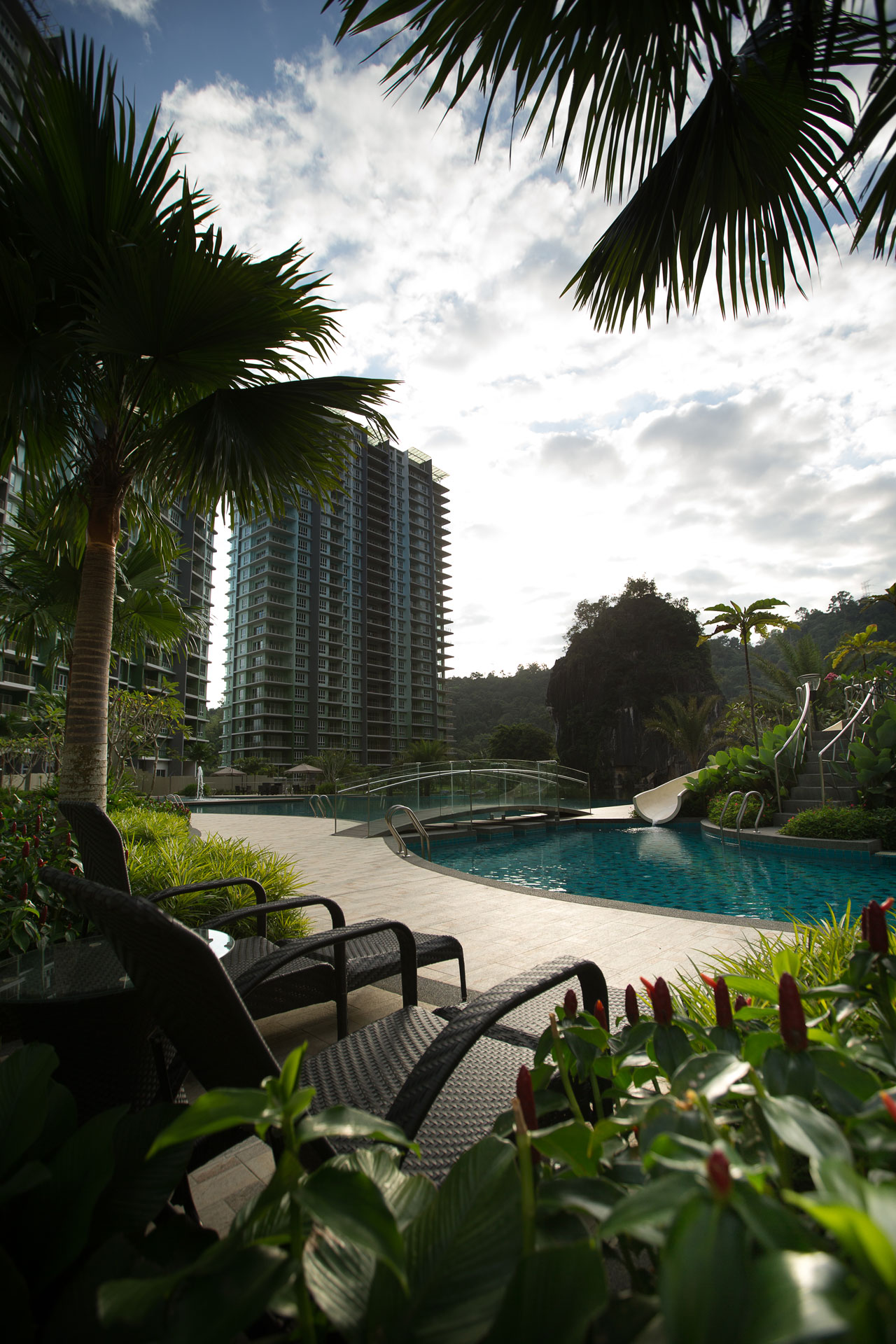  Swimming  Pool View from Chair TripCanvas Malaysia  Travel 