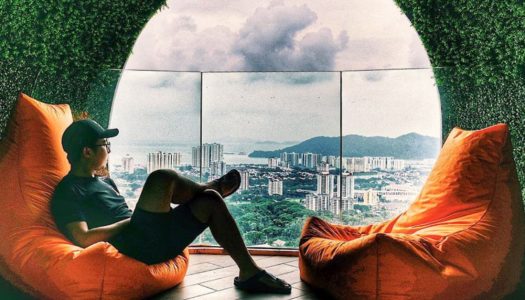 Arte S Penang: Unique futuristic stay in Penang with a jacuzzi and sky lounge overlooking the island