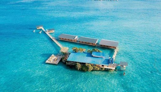 沙巴海中央的水上屋 – Nusakuya Resort